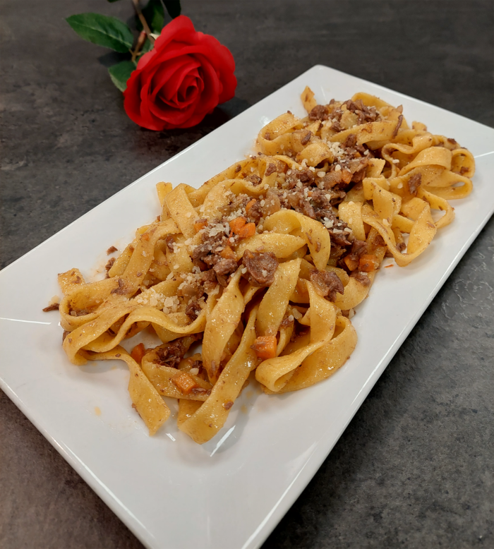 Tagliatelle with Duck Sauce