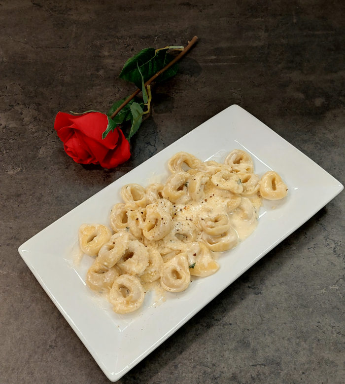 Meat Tortellini with Cream