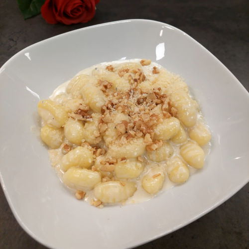 Potato Gnocchi with Gorgonzola