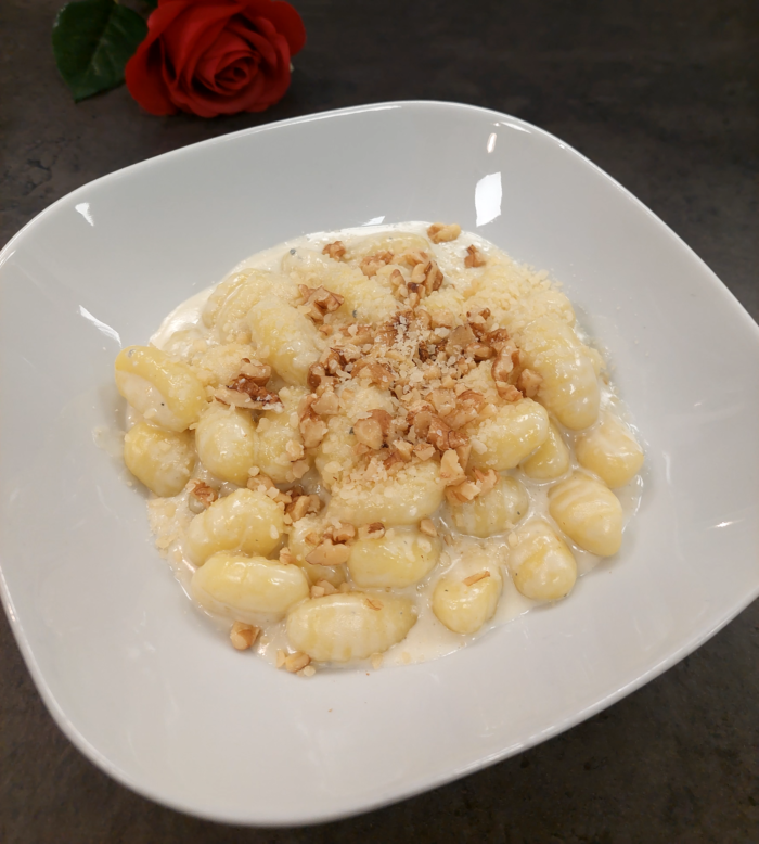 Potato Gnocchi with Gorgonzola