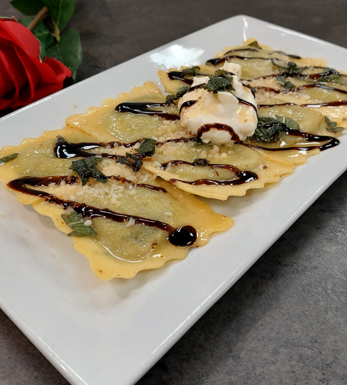 Ricotta and Spinach Ravioli