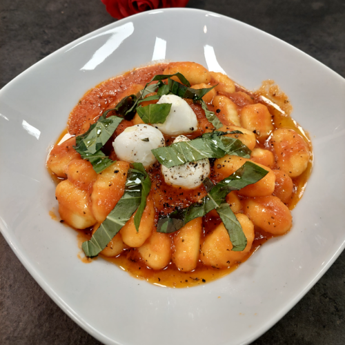 Potato Gnocchi with Tomato Sauce