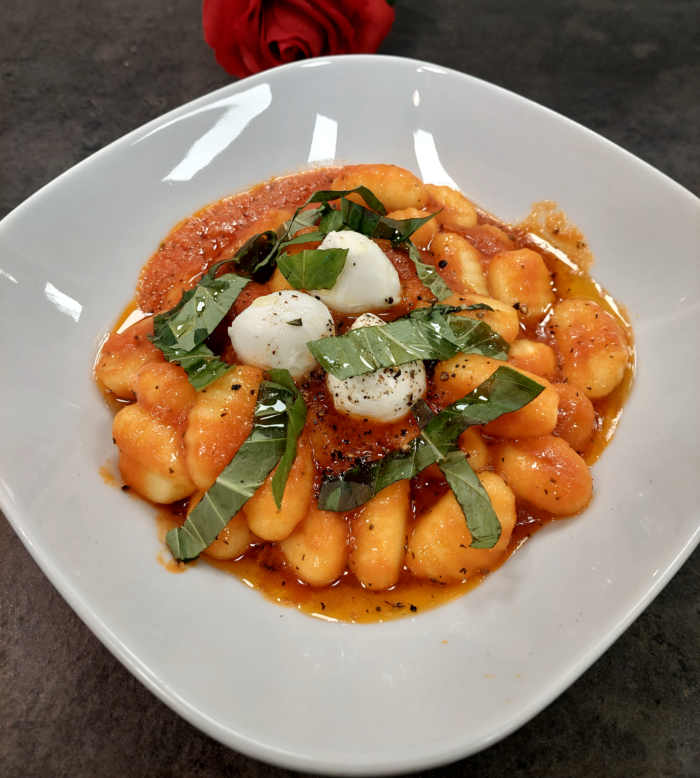 Potato Gnocchi with Tomato Sauce